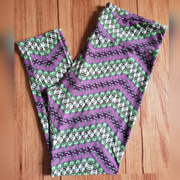 LuLaRoe Pants - LuLaRoe Kermit the Frog TC Leggings (Disney)